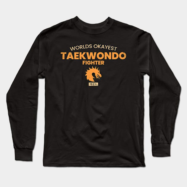 taekwondo Long Sleeve T-Shirt by Mandala Project